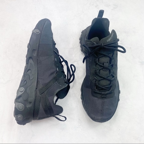 [Nike] Black React Element 55 Sneakers - Picture 8 of 10